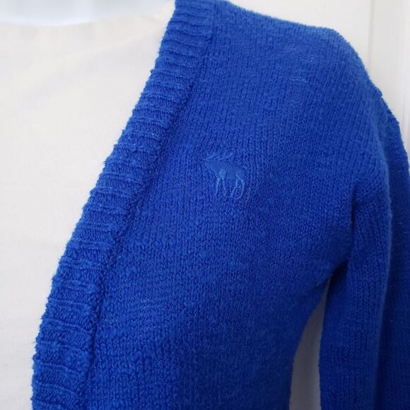 Abercrombie Kids Blue Cardigan Girls Size Medium - Picture 6 of 11